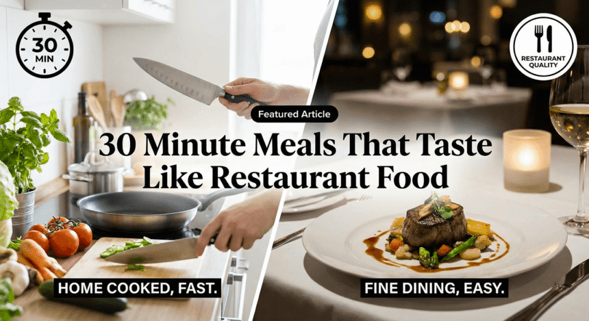 30-Minute Meals That Taste Like Restaurant Food (1) 30 Minute Meals That Taste Like Restaurant Food
