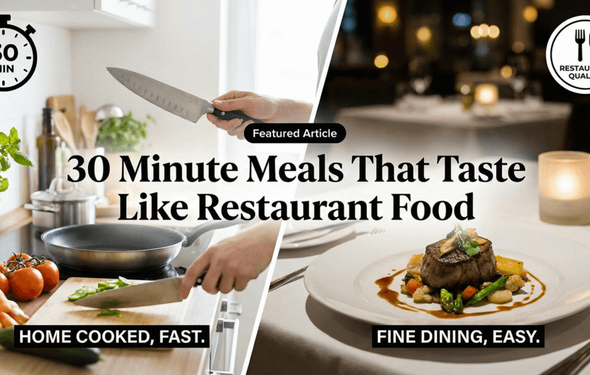 30 Minute Meals That Taste Like Restaurant Food