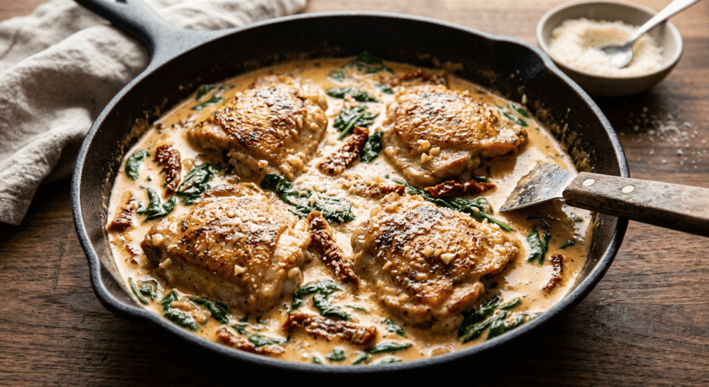 Creamy Tuscan Chicken – A Comforting 30 Minute Meal Everyone Loves