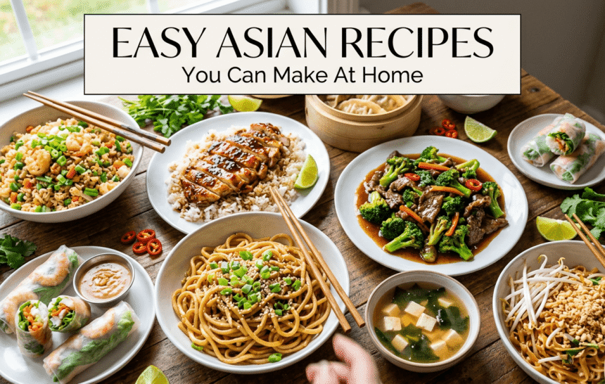 Easy Asian Recipes You Can Make at Home