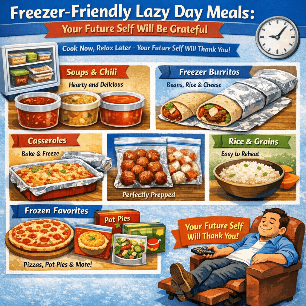 Freezer-Friendly Lazy Day Meals| Your Future Self Will Be Grateful