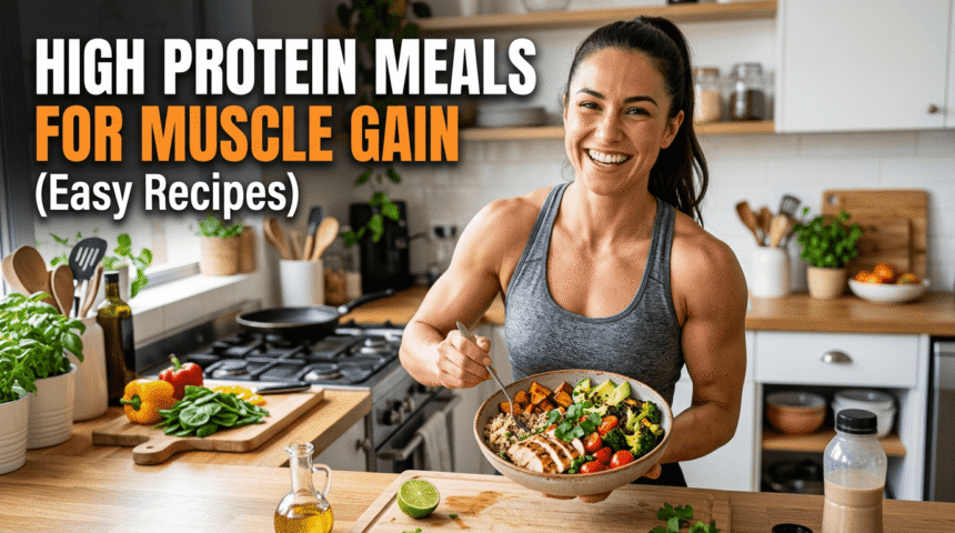 High Protein Meals for Muscle Gain (Easy Recipes)