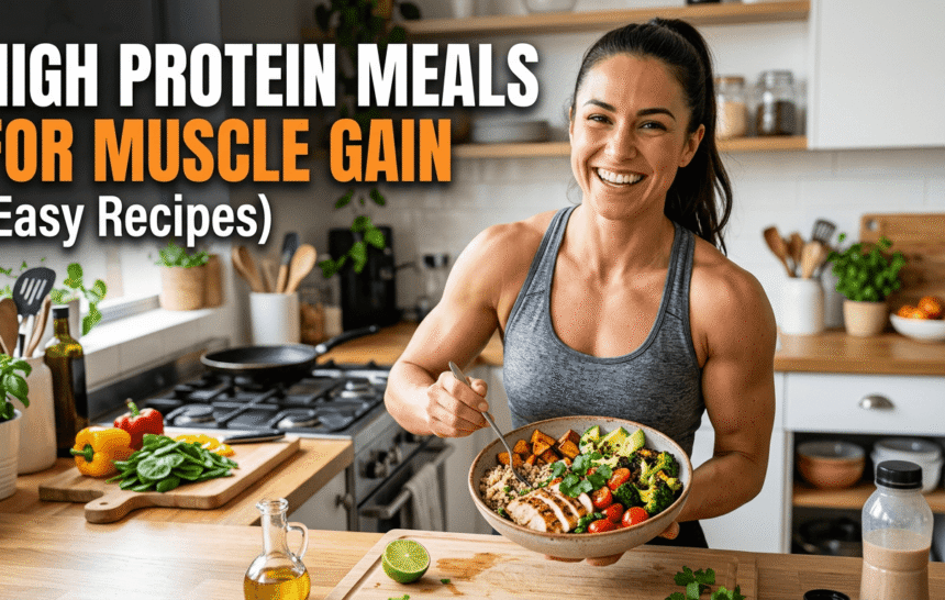 High Protein Meals for Muscle Gain (Easy Recipes)