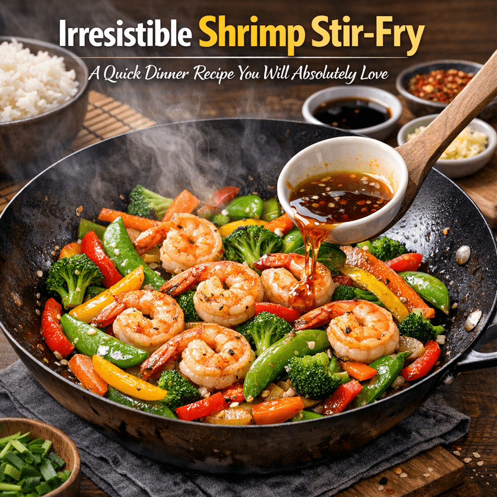 Irresistible Shrimp Stir-Fry | A Quick Dinner Recipe You Will Absolutely Love