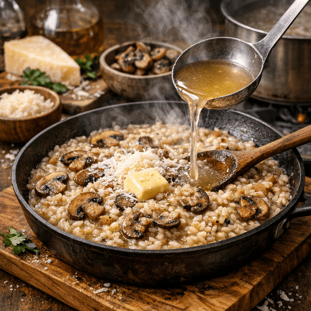 Mushroom Risotto – A Surprisingly Fast 30 Minute Meal