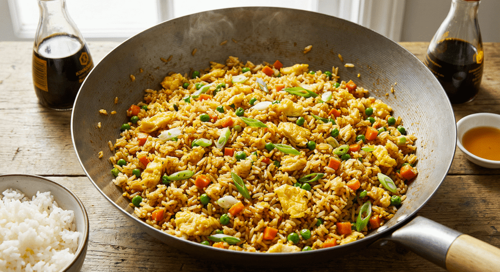 Perfect Egg Fried Rice | A Quick Dinner Recipe That Eliminates Food Waste