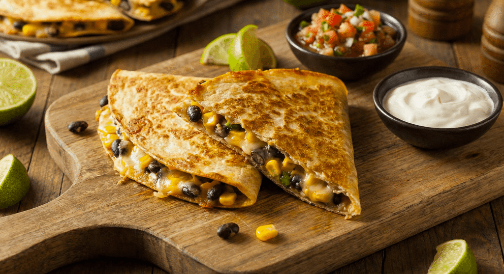 Satisfying Black Bean Quesadillas | A Budget-Friendly Quick Dinner Recipe