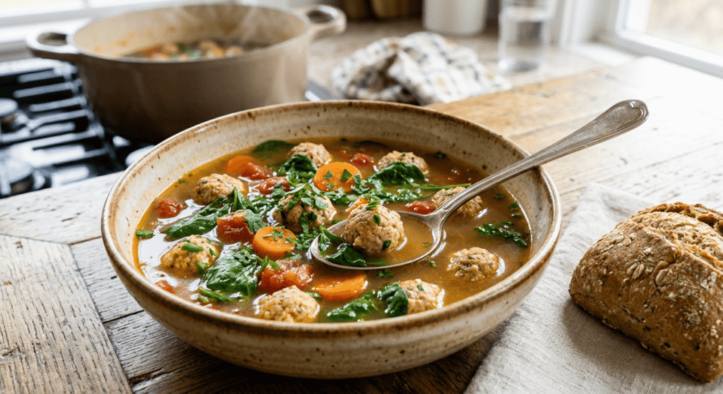 Turkey Meatball Soup – A Nourishing Comfort Food Recipe