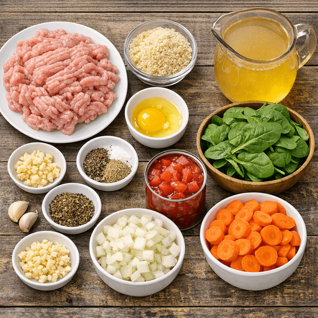 Turkey Meatball Soup