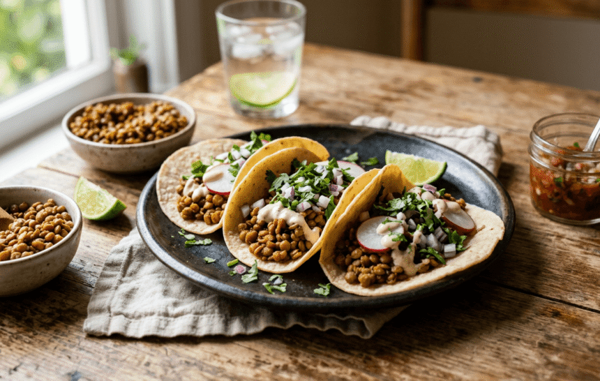 Best Vegan Tacos with Spicy Lentil Filling You’ll Love