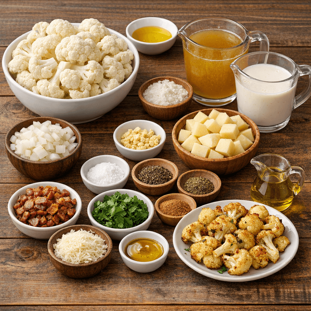 Ingredients for the Perfect Cauliflower Soup