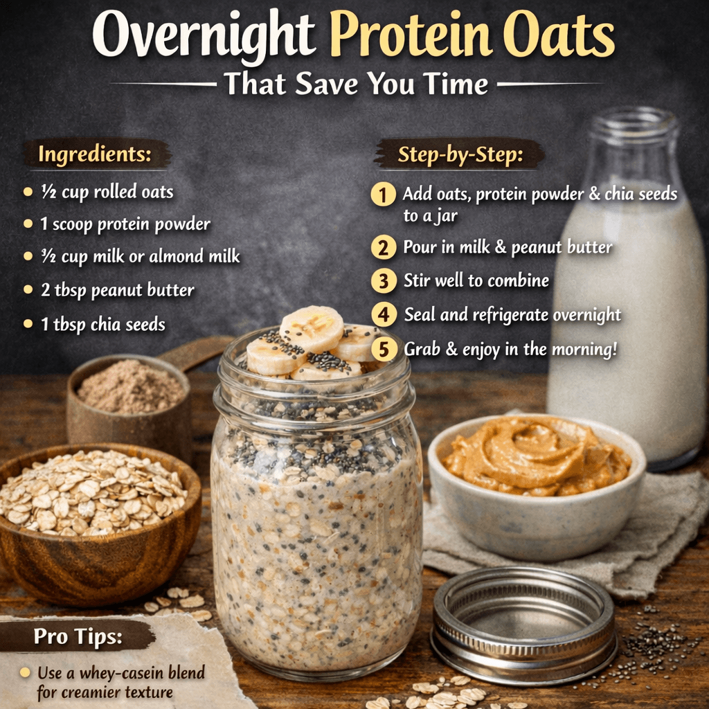 Overnight Protein Oats That Save You Time-1