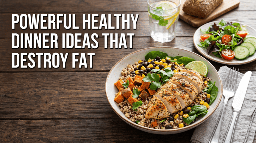 Powerful Healthy Dinner Ideas That Destroy Shameful Fat