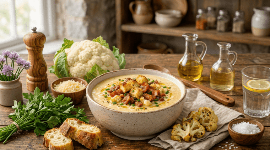 Rich Cauliflower Soup That Keeps You Full for Hours