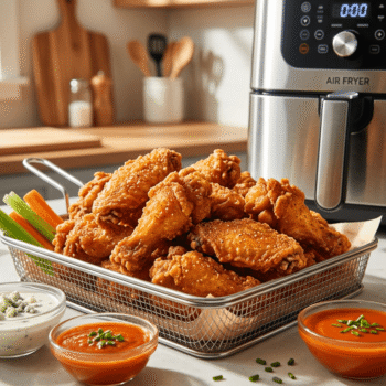 how to make crispy air fryer chicken wings at home